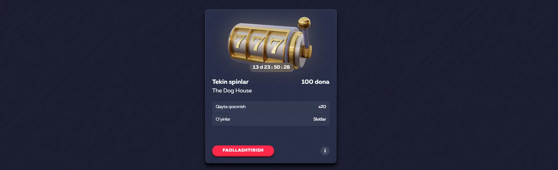 Vavada bonus