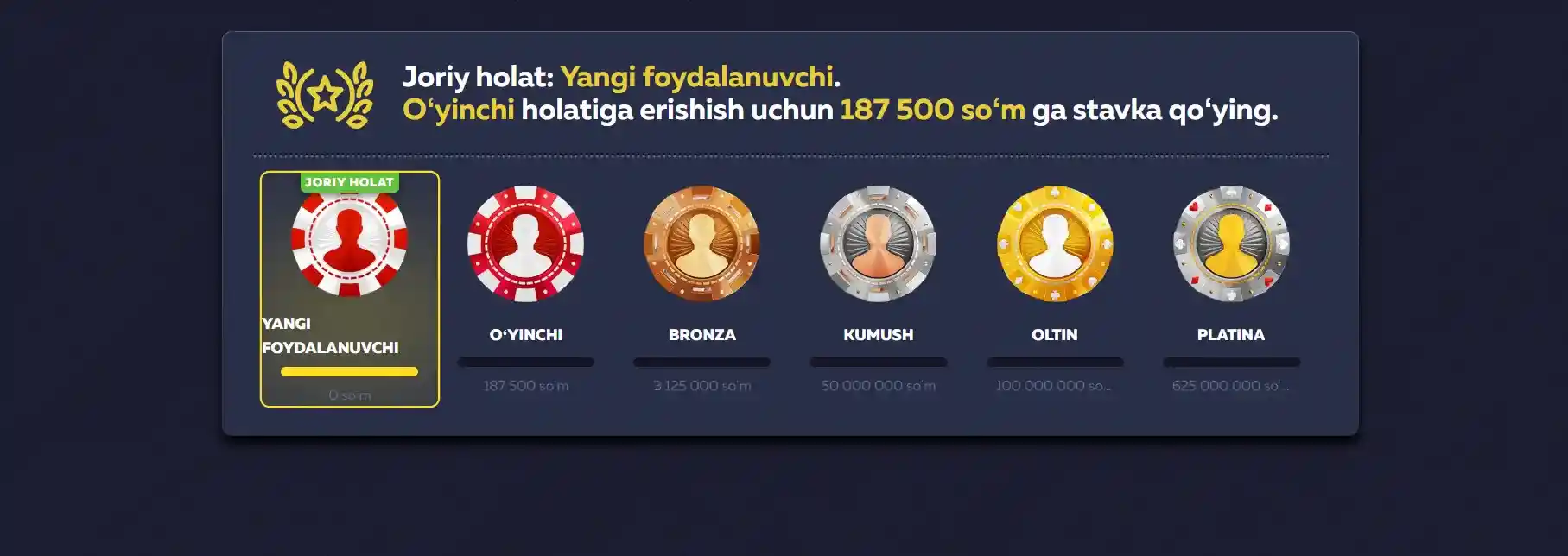 Vavada status